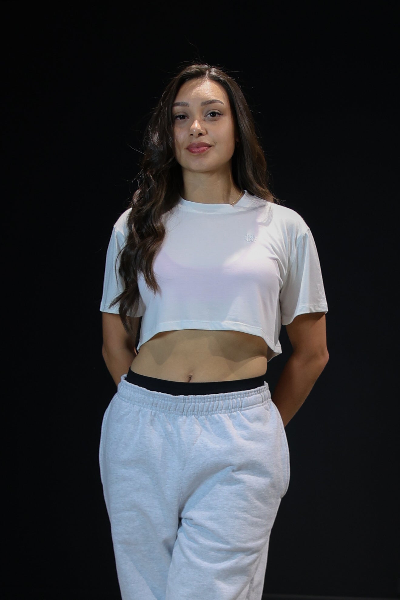 Athletic crop tee