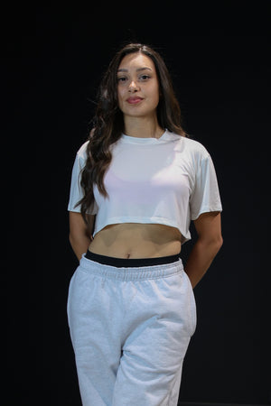 Athletic crop tee