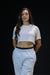 Athletic crop tee