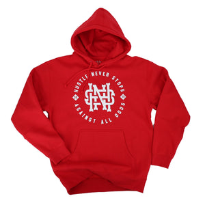 Monogram Hoodie red