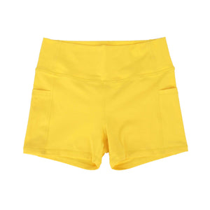 Yellow Athletic Shorts